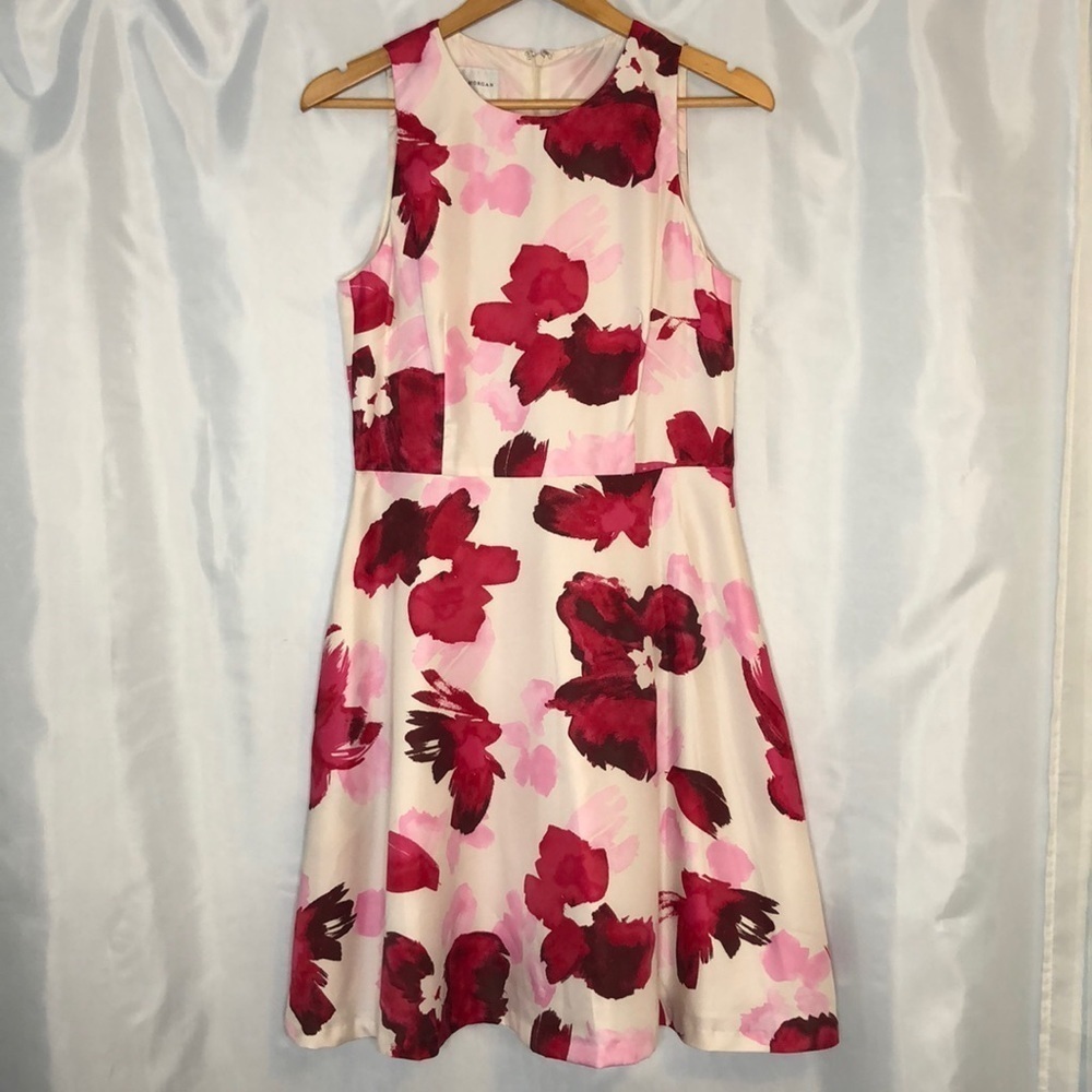Donna Morgan Women’s Casual Ivory/Floral Dress Size 8